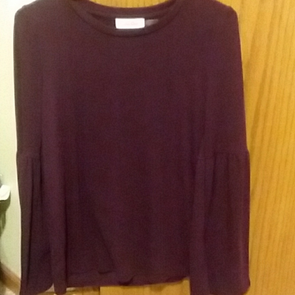 Long sleeve shirt with pretty sleeves